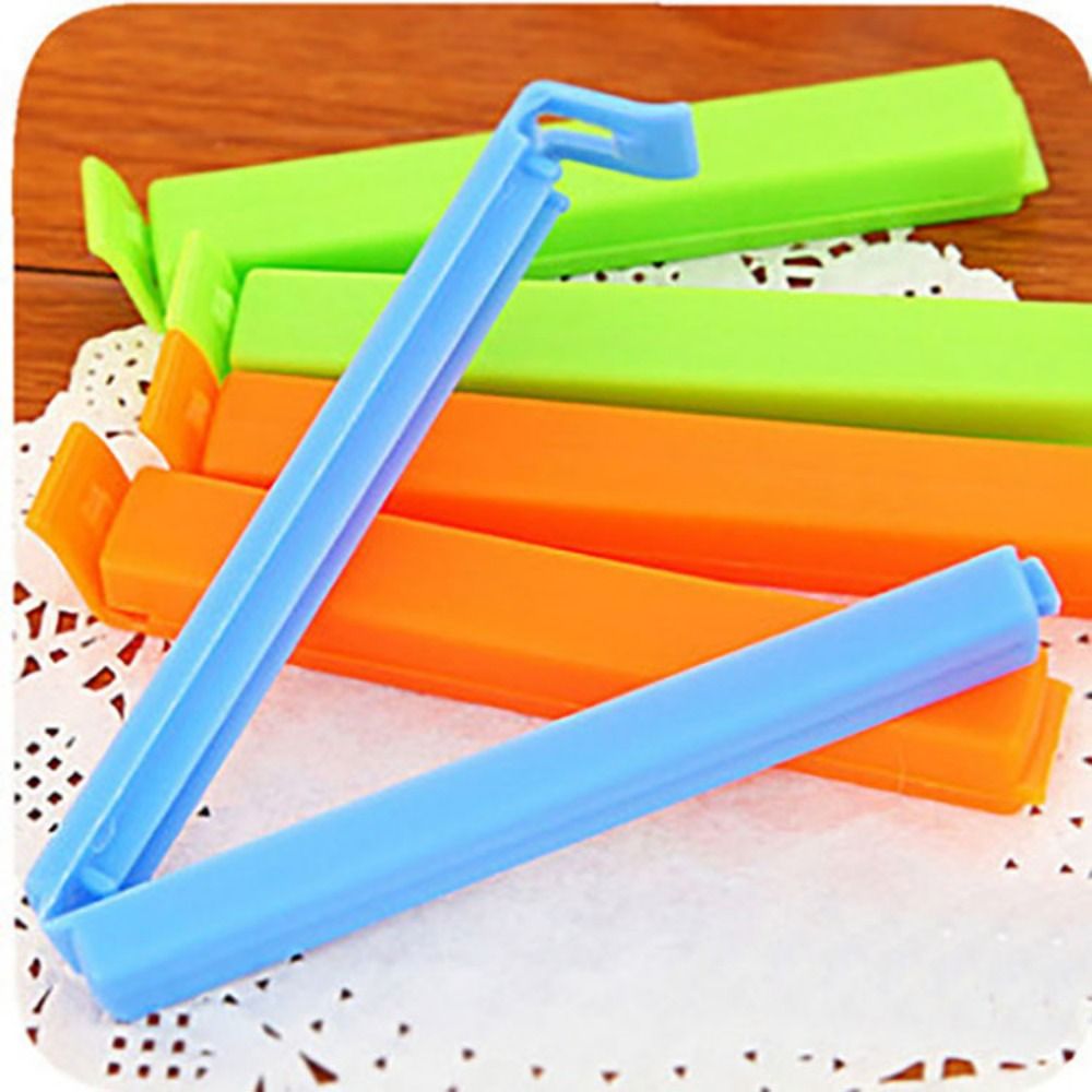 Food Snacks Label - Reusable Plastic Food Bag Storage Clips