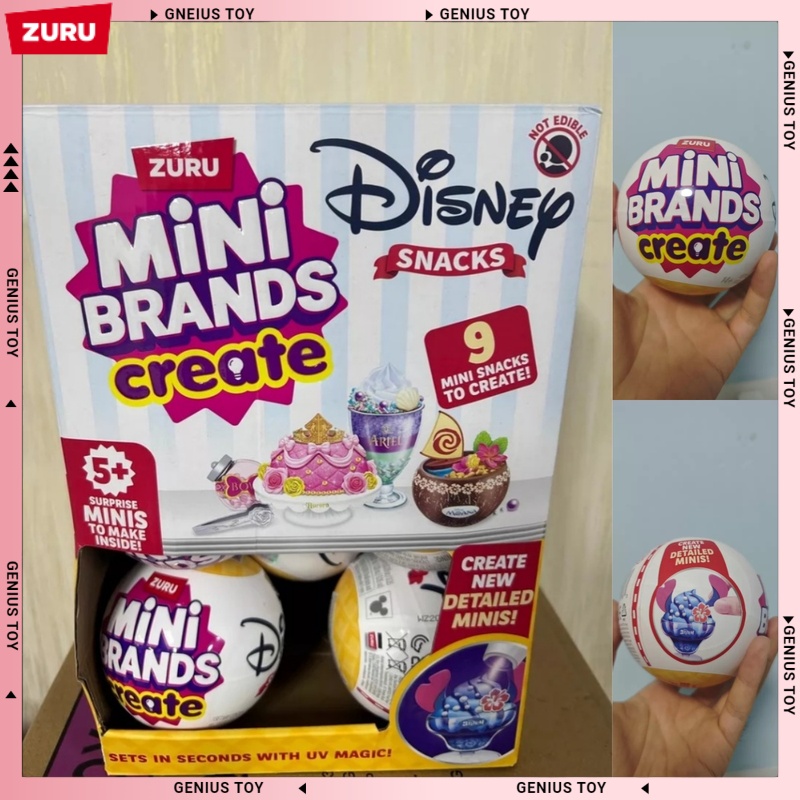 Food Snacks Brands - ZURU Mini Brands Create Disney Snacks