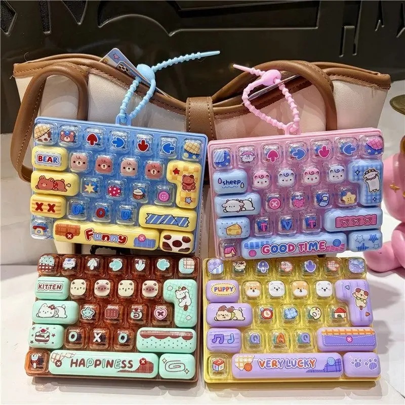 Spicy Food Snacks - ~~Candy Color Keycap Keychain Cute Cartoon