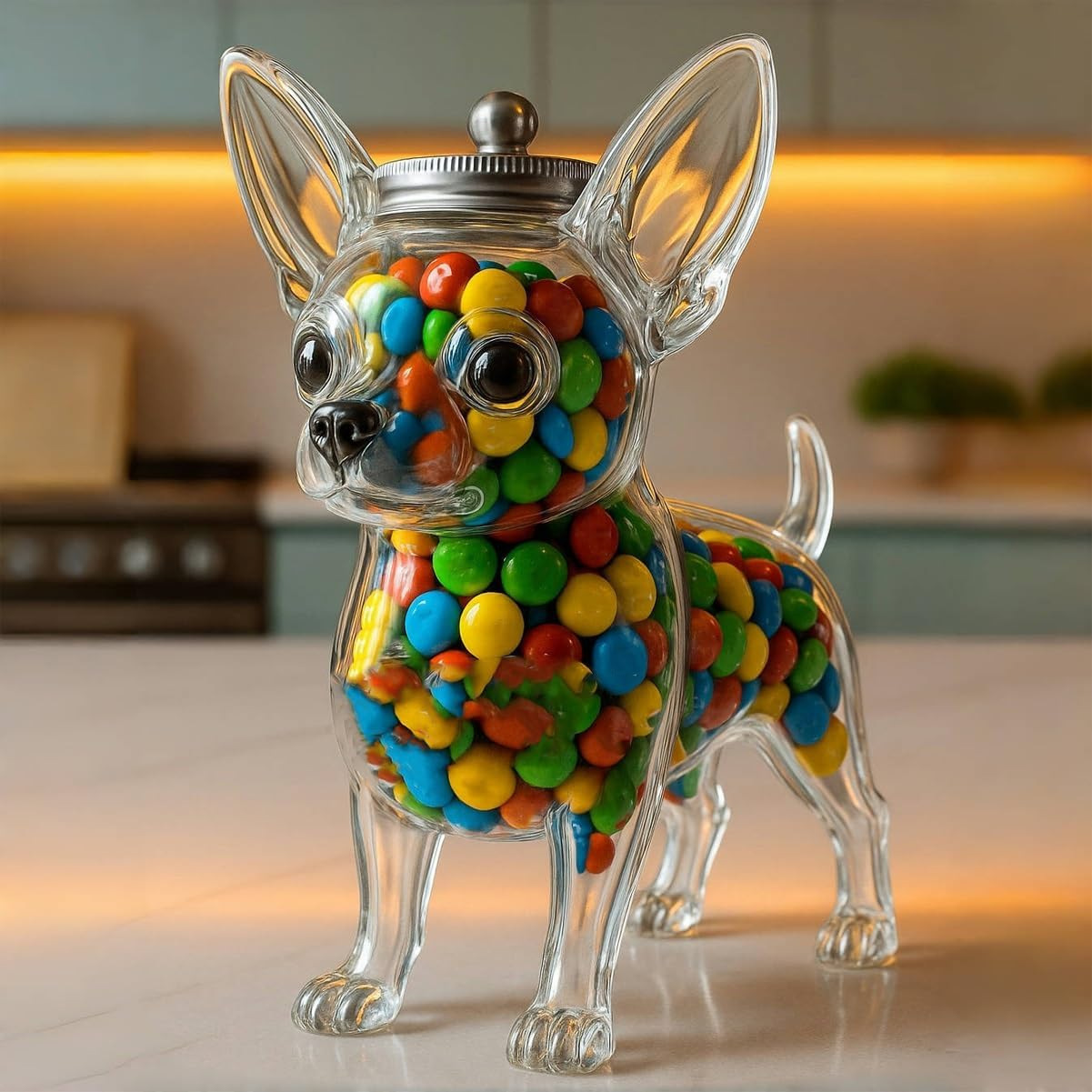 Food Snacks For Christmas - Chihuahua Shaped Container Freshness Preserving Chihuahua