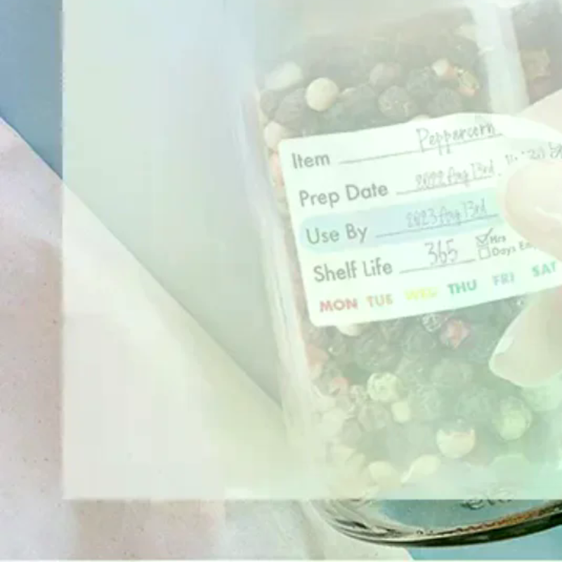 Food Snacks Label - Kitchen Date Food Sticker Label Stationery