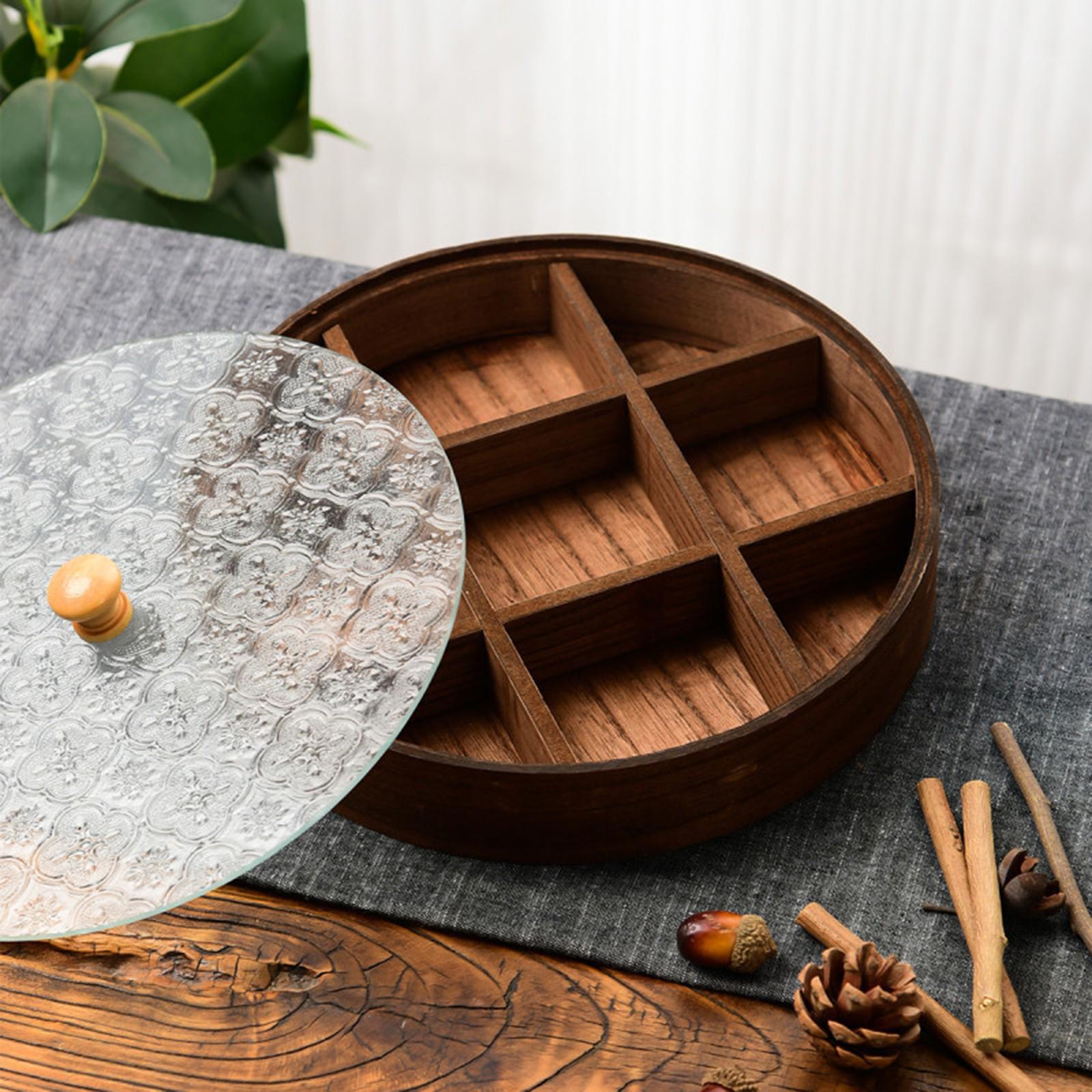 Wooden Glass Serving Bowl with - đánh giá và giá Food Platter Snacks
