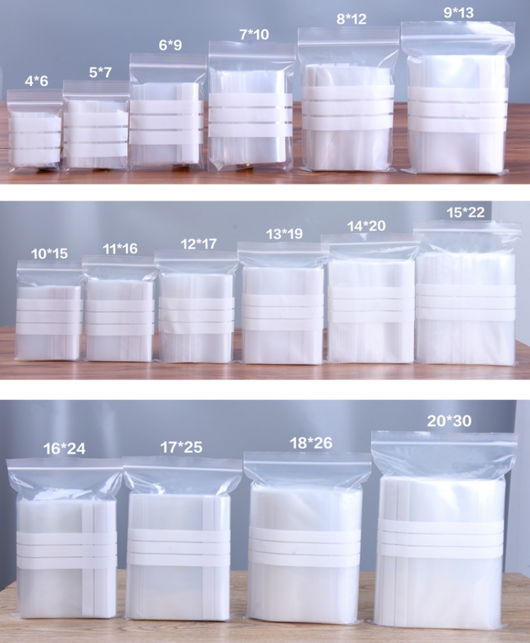 200PCS Clear PE Writing Ziploc - đánh giá và giá Food Snacks Label