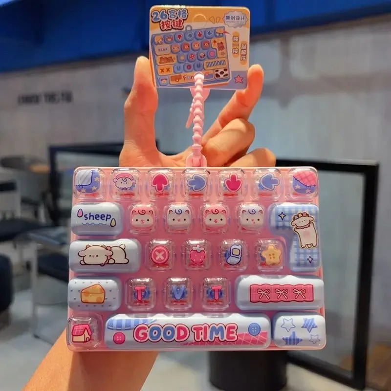 ~~Candy Color Keycap Keychain  - đánh giá và giá Spicy Food Snacks