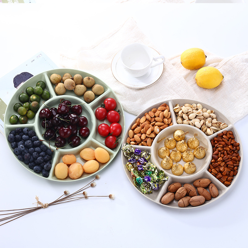 6-Compartment Food Storage Tra - đánh giá và giá Food Platter Snacks