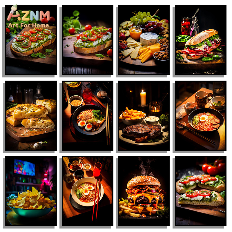 AZNM Gourmet Food Canvas Poste - đánh giá và giá Food Platter Snacks