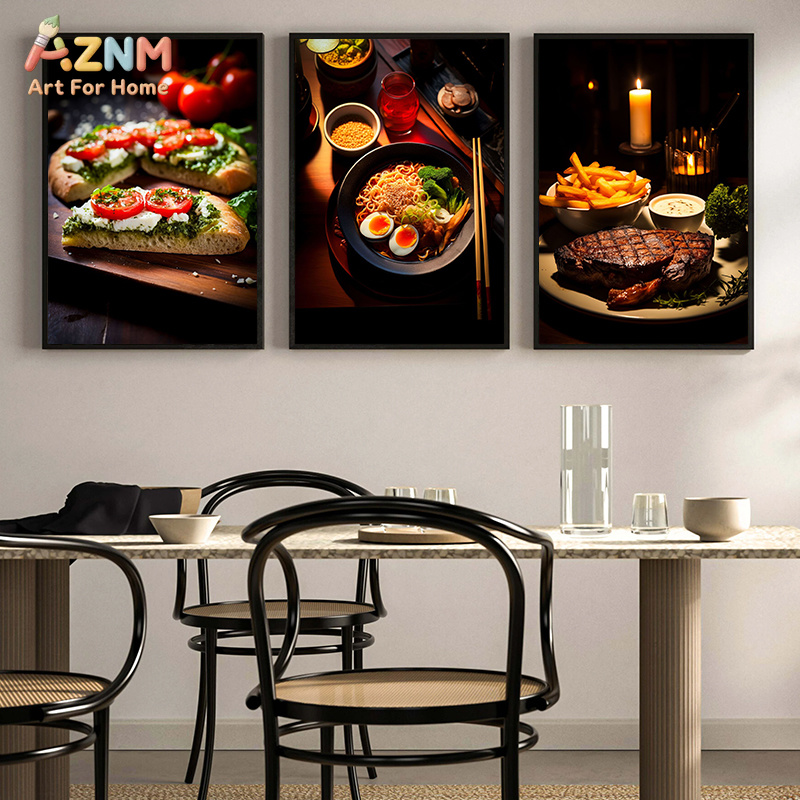 AZNM Gourmet Food Canvas Poste - đánh giá và giá Food Platter Snacks