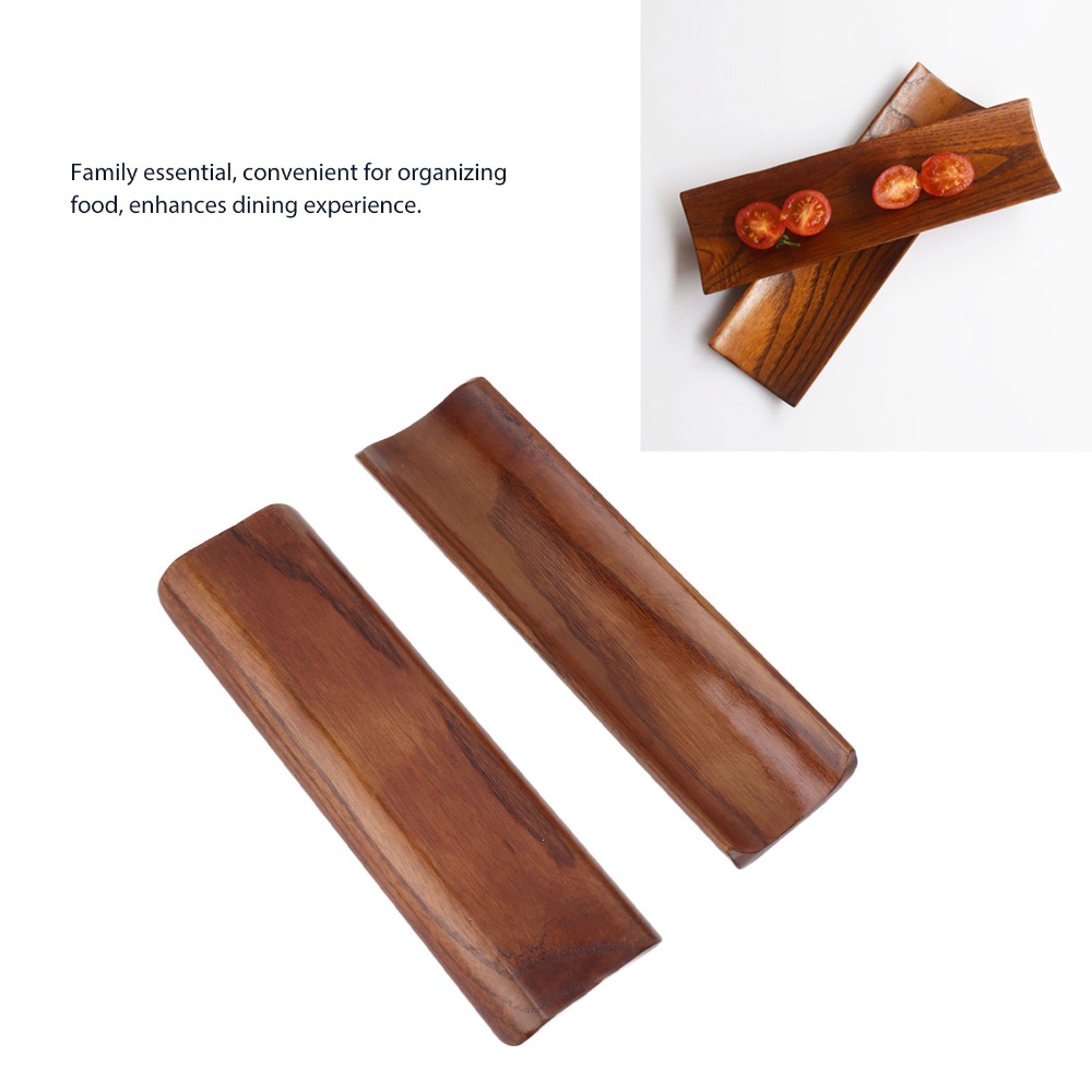 2PCS Serving Plates Wooden Sus - đánh giá và giá Food Platter Snacks