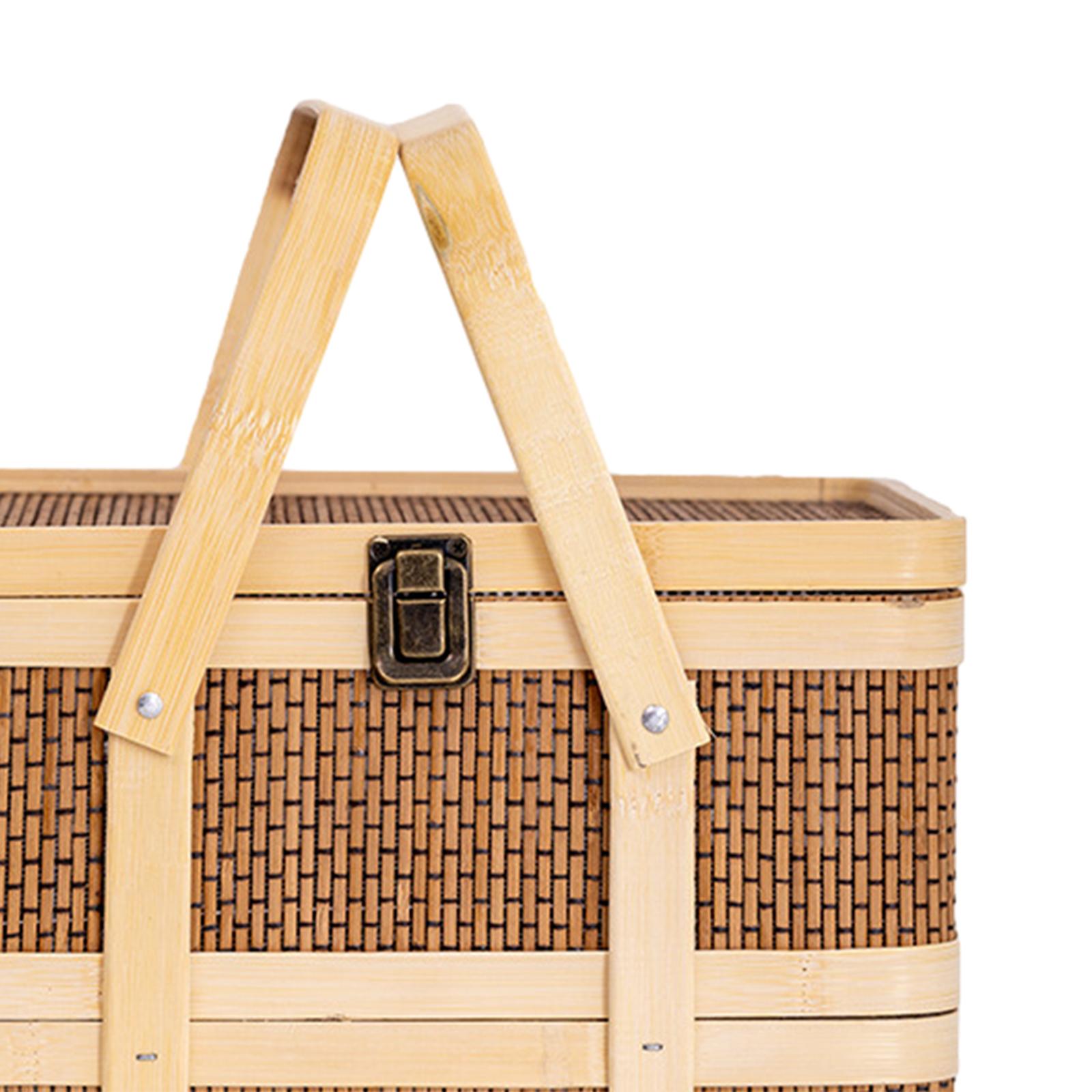 Woven Picnic Basket,Food Stora - đánh giá và giá Food Snacks Hamper