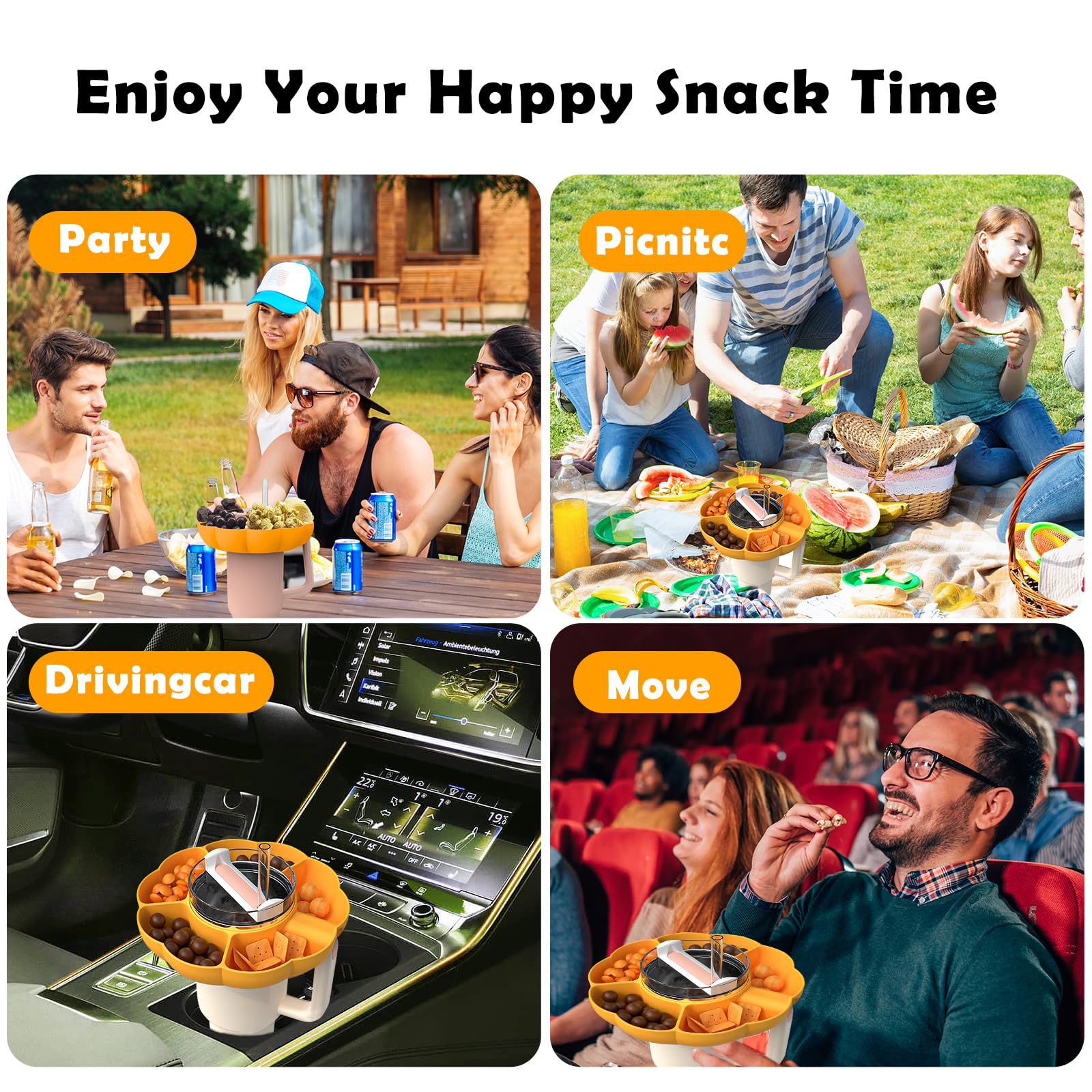 Reusable Silicone Snack Platte - đánh giá và giá Food Platter Snacks