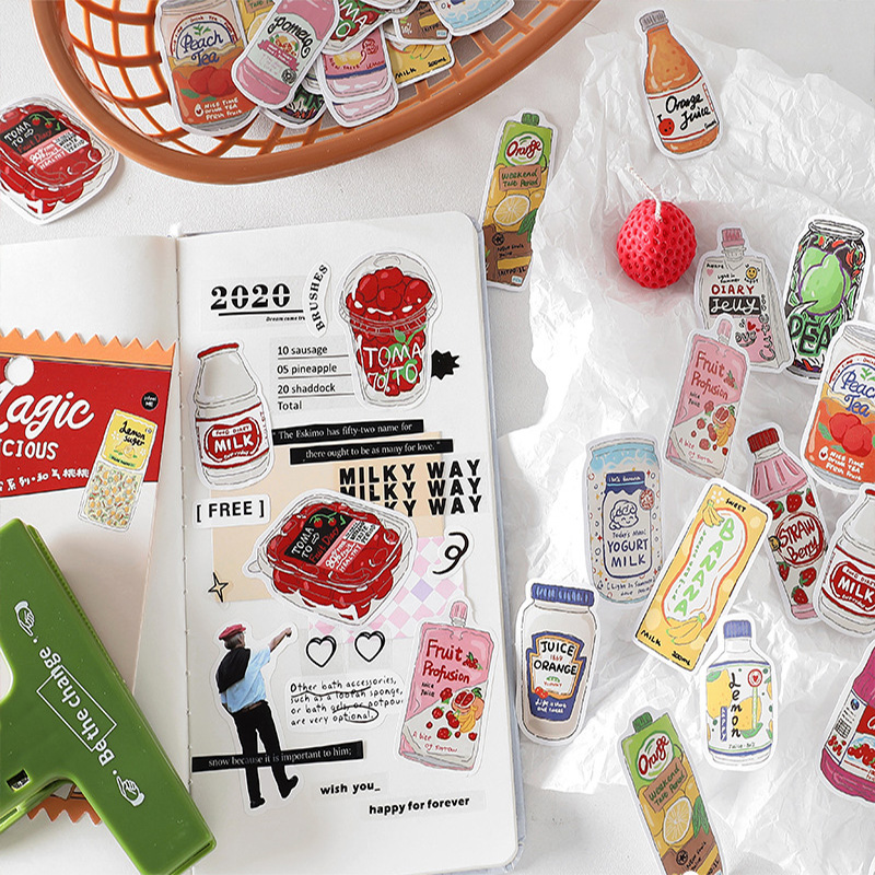 Cute Food Stickers Fast Food S - đánh giá và giá Food Snacks Label