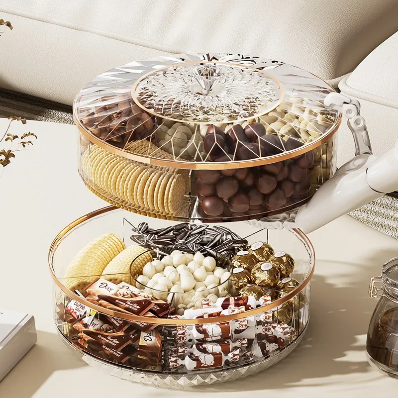 Rotatable Snack Storage Box Fr - đánh giá và giá Food Platter Snacks