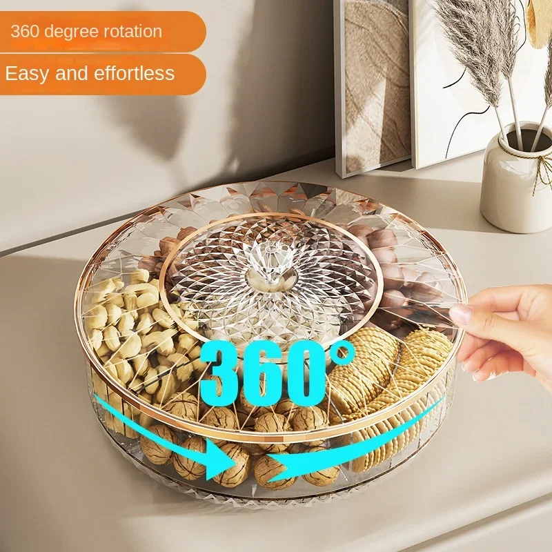 Rotatable Snack Storage Box Fr - đánh giá và giá Food Platter Snacks