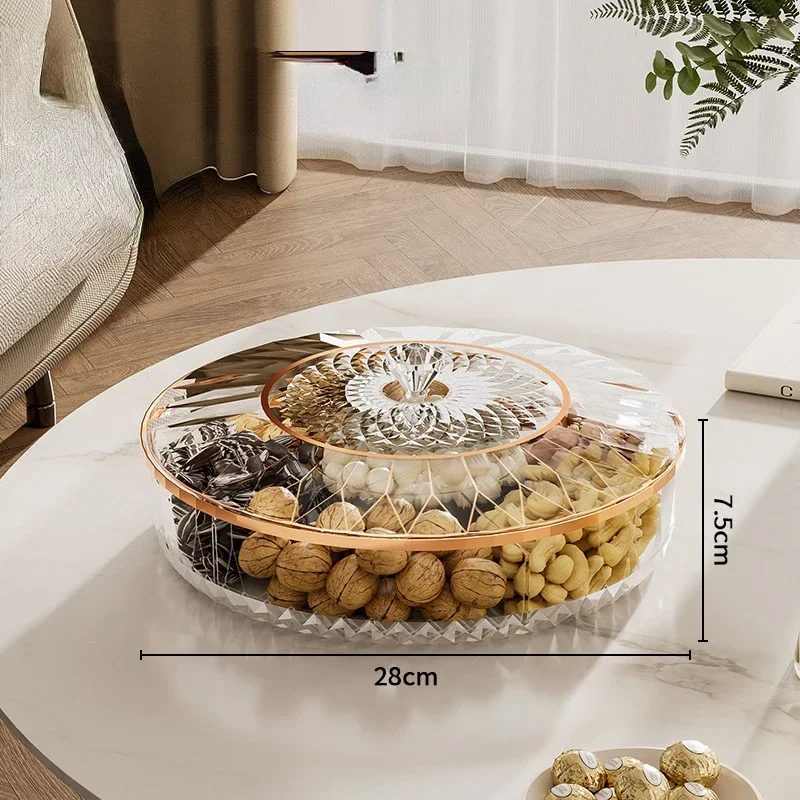 Rotatable Snack Storage Box Fr - đánh giá và giá Food Platter Snacks