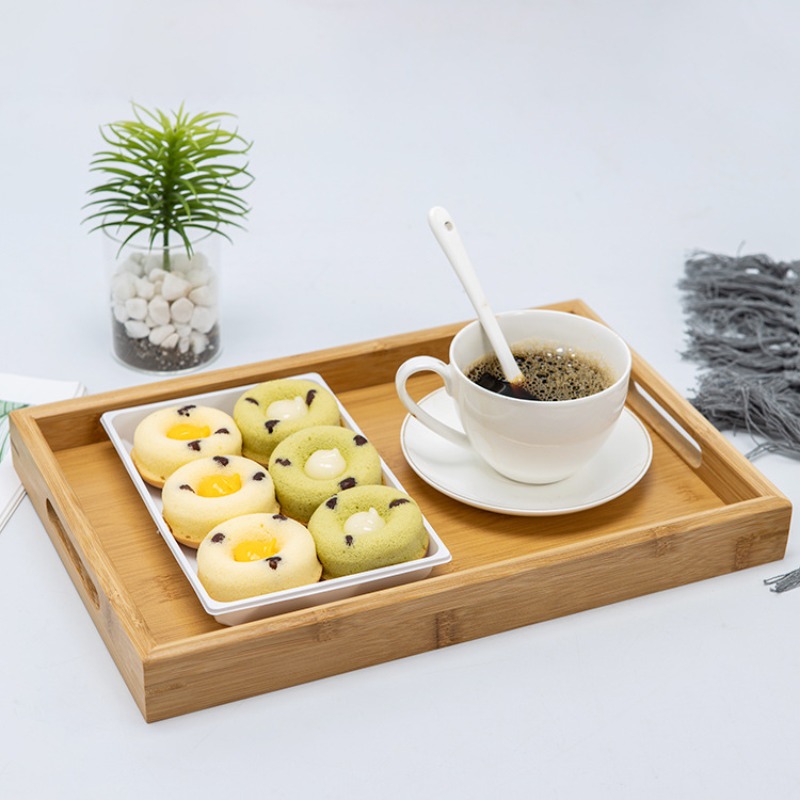 Natural Bamboo Serving Tray Se - đánh giá và giá Food Platter Snacks