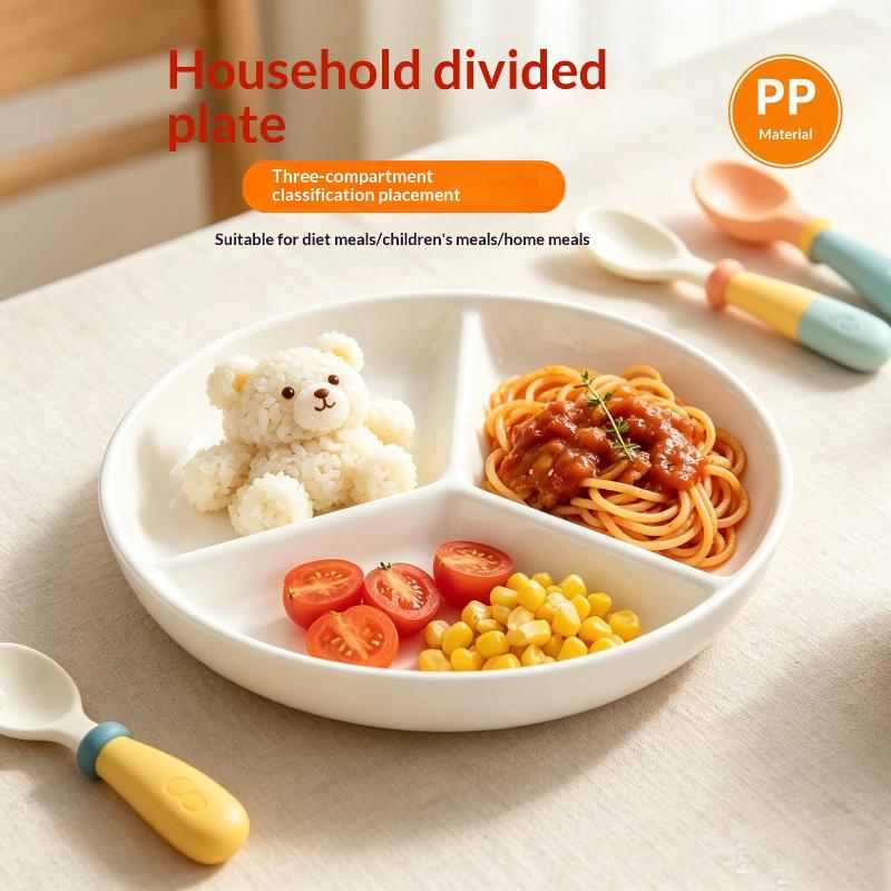 3 Compartments Grid-shaped Din - đánh giá và giá Food Platter Snacks